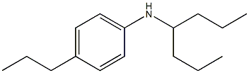 N-(heptan-4-yl)-4-propylaniline 구조식 이미지