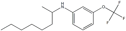 N-(octan-2-yl)-3-(trifluoromethoxy)aniline 구조식 이미지