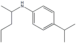 N-(pentan-2-yl)-4-(propan-2-yl)aniline Structure