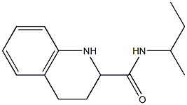 N-(sec-butyl)-1,2,3,4-tetrahydroquinoline-2-carboxamide Structure