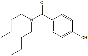 N,N-dibutyl-4-hydroxybenzamide 구조식 이미지