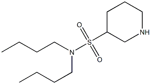 N,N-dibutylpiperidine-3-sulfonamide Structure