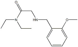 N,N-diethyl-2-{[(2-methoxyphenyl)methyl]amino}acetamide Structure