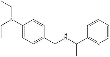 N,N-diethyl-4-({[1-(pyridin-2-yl)ethyl]amino}methyl)aniline Structure