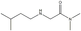 N,N-dimethyl-2-[(3-methylbutyl)amino]acetamide 구조식 이미지