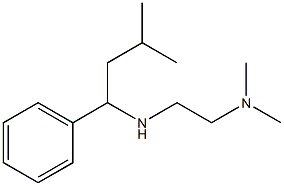 N,N-dimethyl-N'-(3-methyl-1-phenylbutyl)ethane-1,2-diamine 구조식 이미지