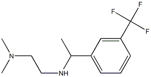 N,N-dimethyl-N'-{1-[3-(trifluoromethyl)phenyl]ethyl}ethane-1,2-diamine 구조식 이미지