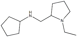 N-[(1-ethylpyrrolidin-2-yl)methyl]cyclopentanamine 구조식 이미지