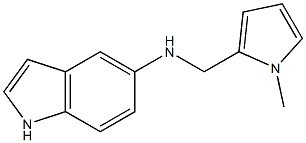 N-[(1-methyl-1H-pyrrol-2-yl)methyl]-1H-indol-5-amine 구조식 이미지