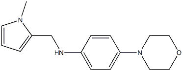N-[(1-methyl-1H-pyrrol-2-yl)methyl]-4-(morpholin-4-yl)aniline 구조식 이미지