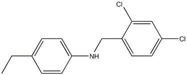 N-[(2,4-dichlorophenyl)methyl]-4-ethylaniline Structure