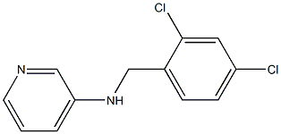 N-[(2,4-dichlorophenyl)methyl]pyridin-3-amine 구조식 이미지