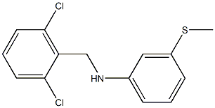 N-[(2,6-dichlorophenyl)methyl]-3-(methylsulfanyl)aniline 구조식 이미지