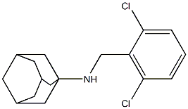 N-[(2,6-dichlorophenyl)methyl]adamantan-1-amine 구조식 이미지