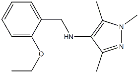 N-[(2-ethoxyphenyl)methyl]-1,3,5-trimethyl-1H-pyrazol-4-amine 구조식 이미지