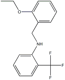 N-[(2-ethoxyphenyl)methyl]-2-(trifluoromethyl)aniline 구조식 이미지