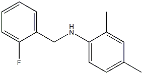 N-[(2-fluorophenyl)methyl]-2,4-dimethylaniline 구조식 이미지