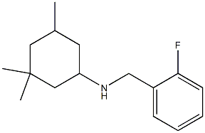 N-[(2-fluorophenyl)methyl]-3,3,5-trimethylcyclohexan-1-amine Structure