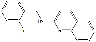 N-[(2-fluorophenyl)methyl]quinolin-2-amine 구조식 이미지