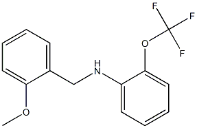 N-[(2-methoxyphenyl)methyl]-2-(trifluoromethoxy)aniline 구조식 이미지