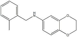 N-[(2-methylphenyl)methyl]-2,3-dihydro-1,4-benzodioxin-6-amine 구조식 이미지