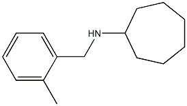 N-[(2-methylphenyl)methyl]cycloheptanamine 구조식 이미지