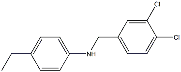 N-[(3,4-dichlorophenyl)methyl]-4-ethylaniline Structure