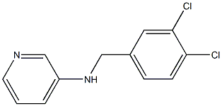 N-[(3,4-dichlorophenyl)methyl]pyridin-3-amine 구조식 이미지