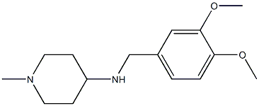 N-[(3,4-dimethoxyphenyl)methyl]-1-methylpiperidin-4-amine Structure