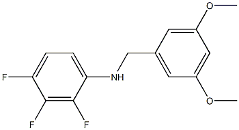 N-[(3,5-dimethoxyphenyl)methyl]-2,3,4-trifluoroaniline 구조식 이미지