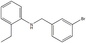 N-[(3-bromophenyl)methyl]-2-ethylaniline Structure