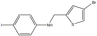 N-[(4-bromothiophen-2-yl)methyl]-4-iodoaniline 구조식 이미지