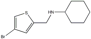 N-[(4-bromothiophen-2-yl)methyl]cyclohexanamine 구조식 이미지