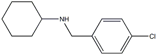 N-[(4-chlorophenyl)methyl]cyclohexanamine 구조식 이미지