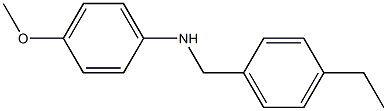 N-[(4-ethylphenyl)methyl]-4-methoxyaniline Structure