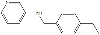 N-[(4-ethylphenyl)methyl]pyridin-3-amine 구조식 이미지