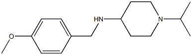 N-[(4-methoxyphenyl)methyl]-1-(propan-2-yl)piperidin-4-amine Structure