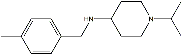 N-[(4-methylphenyl)methyl]-1-(propan-2-yl)piperidin-4-amine Structure