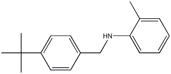 N-[(4-tert-butylphenyl)methyl]-2-methylaniline Structure