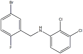 N-[(5-bromo-2-fluorophenyl)methyl]-2,3-dichloroaniline 구조식 이미지