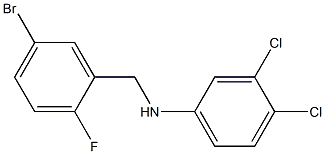 N-[(5-bromo-2-fluorophenyl)methyl]-3,4-dichloroaniline 구조식 이미지