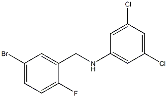 N-[(5-bromo-2-fluorophenyl)methyl]-3,5-dichloroaniline Structure