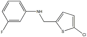 N-[(5-chlorothiophen-2-yl)methyl]-3-fluoroaniline 구조식 이미지