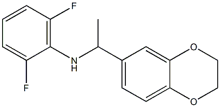 N-[1-(2,3-dihydro-1,4-benzodioxin-6-yl)ethyl]-2,6-difluoroaniline 구조식 이미지