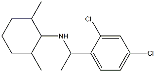 N-[1-(2,4-dichlorophenyl)ethyl]-2,6-dimethylcyclohexan-1-amine Structure