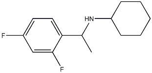 N-[1-(2,4-difluorophenyl)ethyl]cyclohexanamine 구조식 이미지