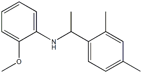 N-[1-(2,4-dimethylphenyl)ethyl]-2-methoxyaniline Structure