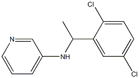 N-[1-(2,5-dichlorophenyl)ethyl]pyridin-3-amine 구조식 이미지