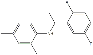 N-[1-(2,5-difluorophenyl)ethyl]-2,4-dimethylaniline 구조식 이미지