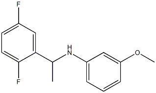 N-[1-(2,5-difluorophenyl)ethyl]-3-methoxyaniline 구조식 이미지